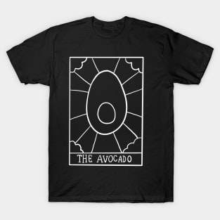 Avocado Tarot Card T-Shirt